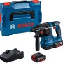 Bosch Professional Akku-Bohrhammer GBH 18V-22 mit Akkus, Ladegerät und L-Boxx.