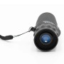 Technaxx Monokular TX-176, 10x25, schwarz, mit Trageschlaufe für Kameraüberwachung.