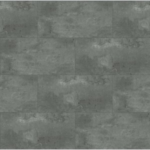 Decoflooring Klick-Vinylboden Fliese XL Grey Concrete dunkel grau