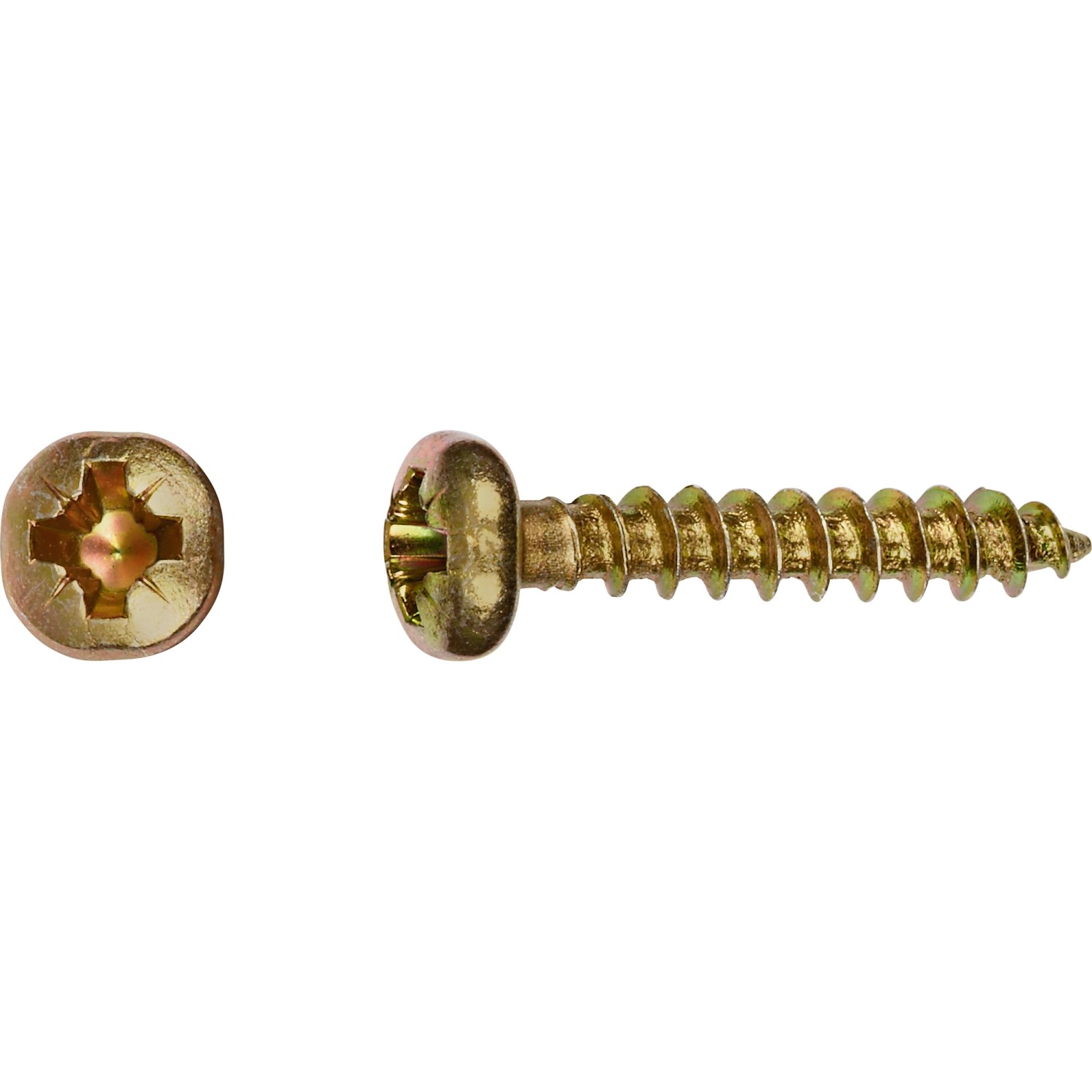LUX Halbrundkopf Universalschraube PZ-Antrieb Ø 4 mm x 25 mm 60 Stück