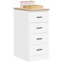 vidaXL Garagen-Aufbewahrungsschrank Weiß 40x51x85 cm Massivholz Kiefer 860589_4