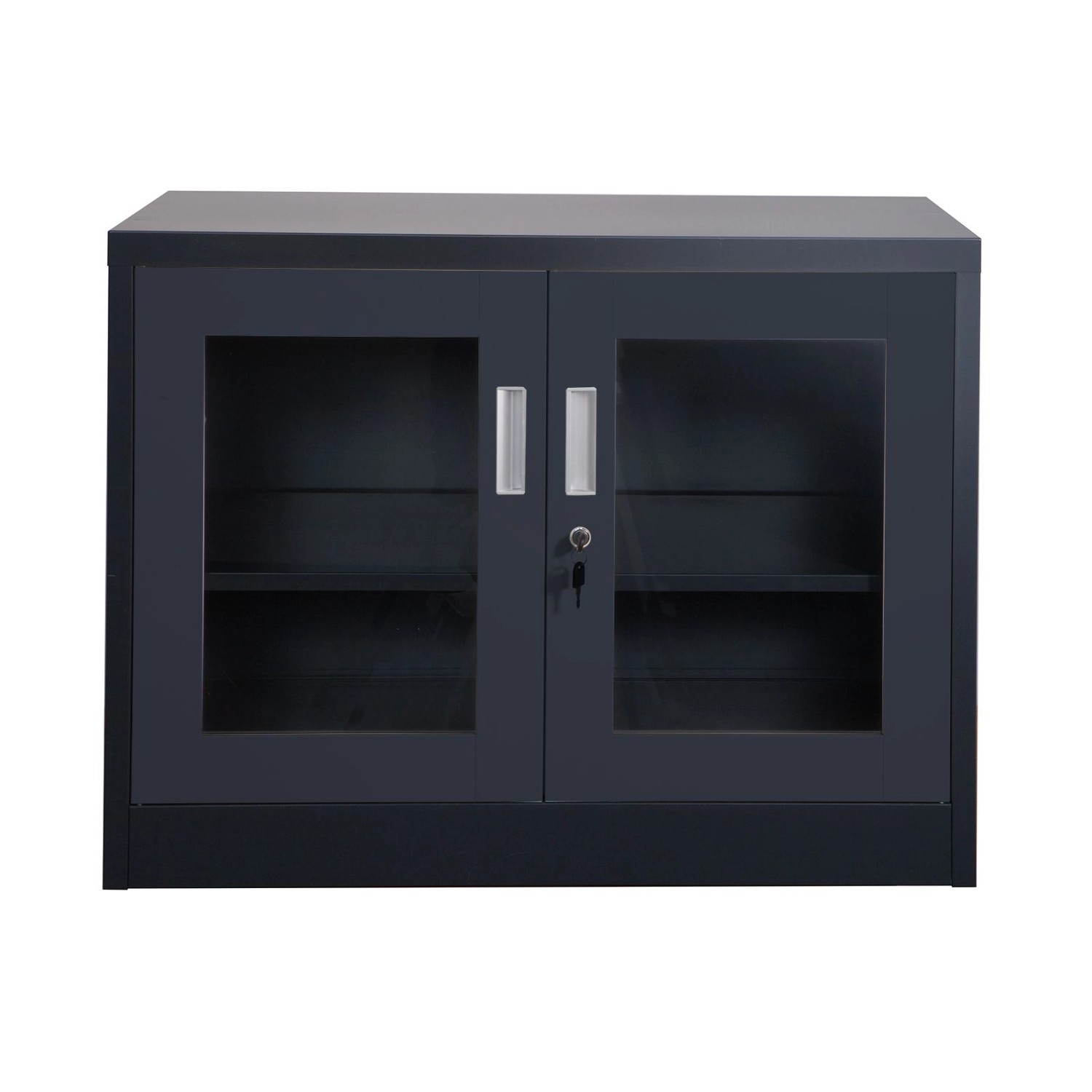 Jet-Line Stahlschrank Ufa in Anthrazit 68 x 40 x 90 cm mit Abschließbaren T günstig online kaufen