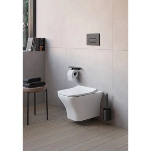 Wand-WC Andrea, spülrandlos, weiß. Tiefspüler für hohe Hygiene im modernen Bad.