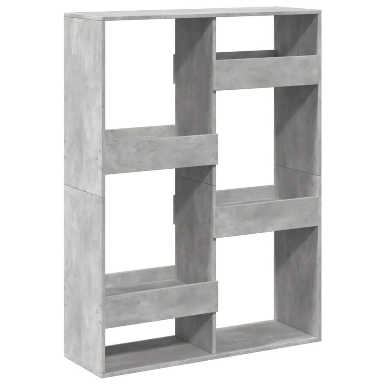vidaXL Raumteiler Betongrau 100x33x135 cm Holzwerkstoff 3309558