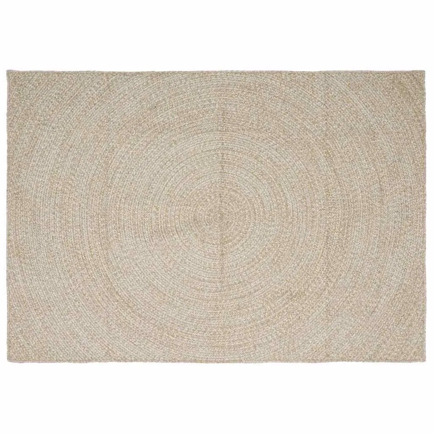 vidaXL Bereichsteppiche Natur und Weiß 240 x 340 cm Jute 42010611