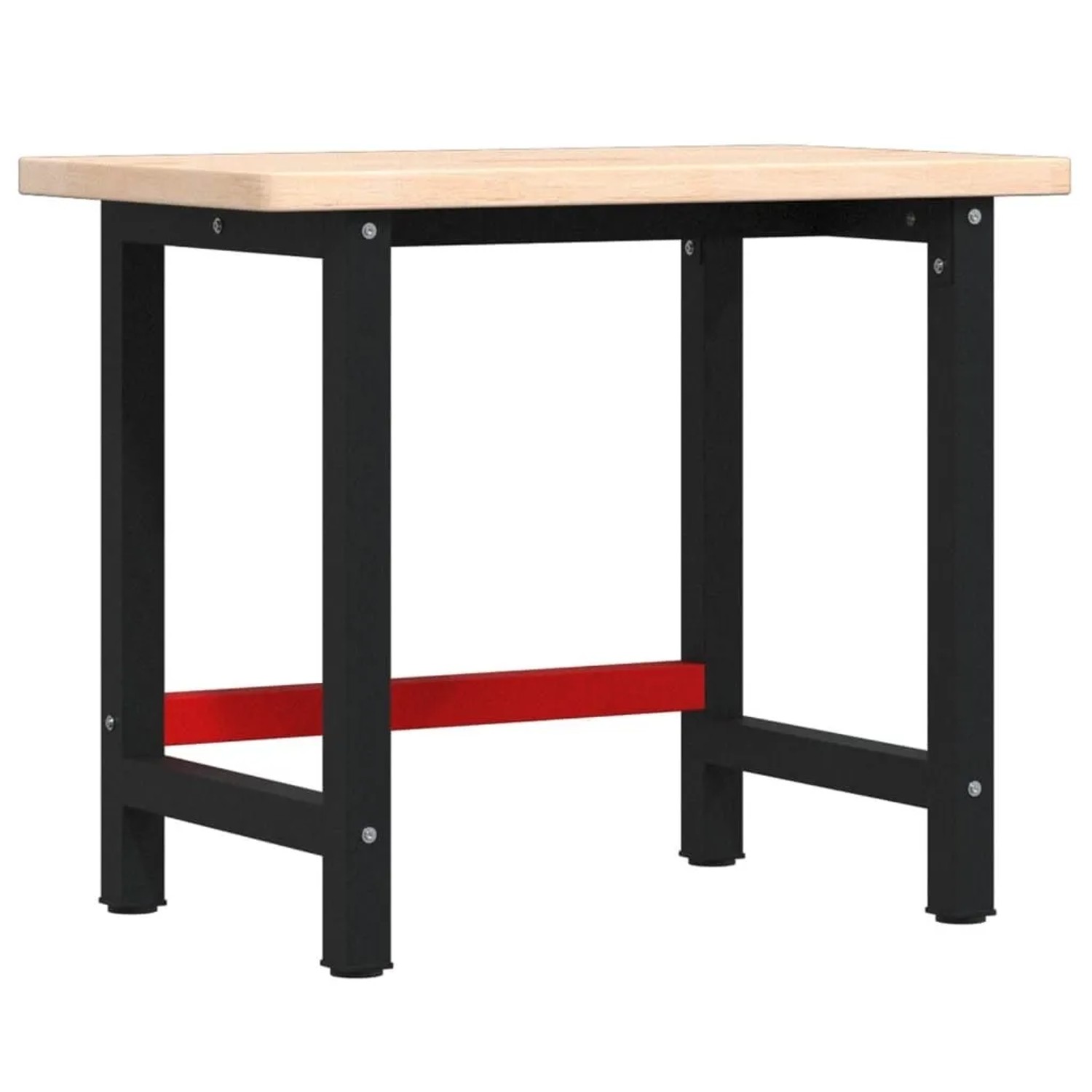 vidaXL Werkbank 100x60x83 cm Massivholz Eiche Rechteckig 3309657