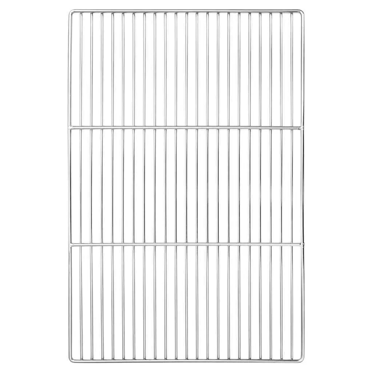 vidaXL Grillrost Silber 60 x 40 cm Edelstahl 42008315