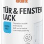 Dose OBI Fenster- und Türenlack, Weiß seidenmatt, für Innen- und Außenbereich.