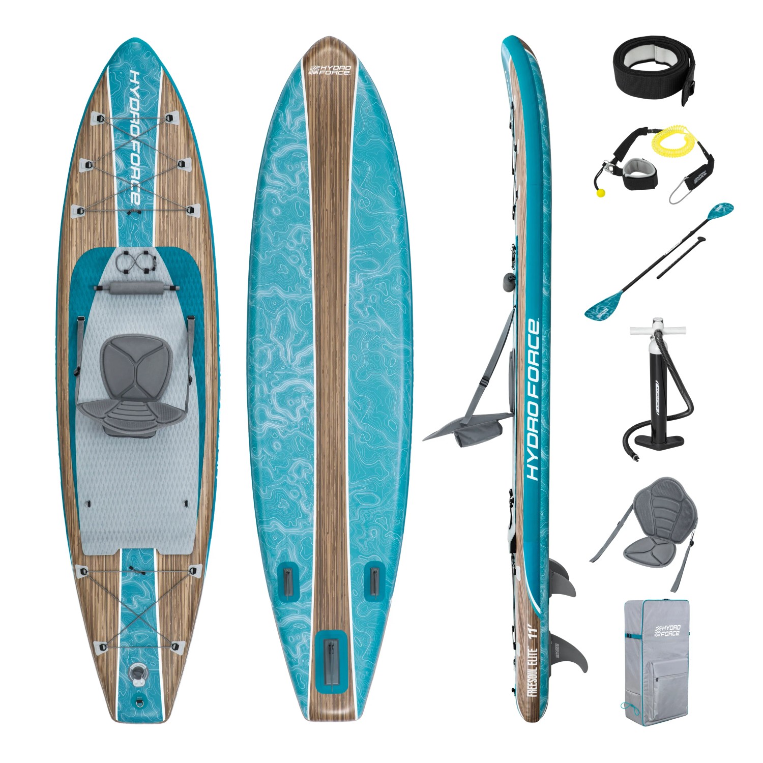 Bestway SUP Allround Board-Set Freesoul Elite Sitz 335 cm x 84 cm x 15 cm_2