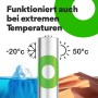 GP Recyko AAA Akku, 850 mAh, 4er-Pack, wiederaufladbar, für extreme Temperaturen geeignet.