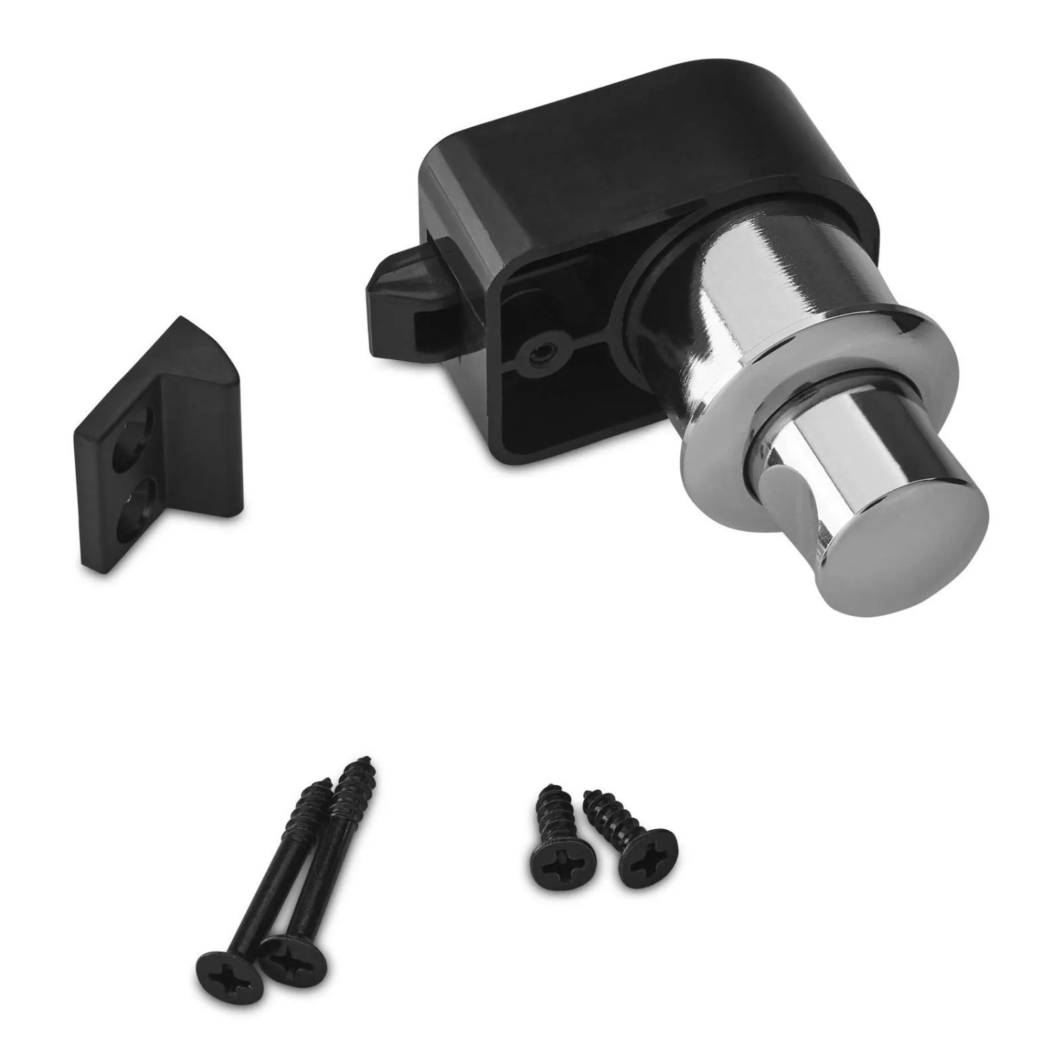 SOTECH Push Lock Möbelschloss CAMPIA für Boot und Caravan Chrom Poliert