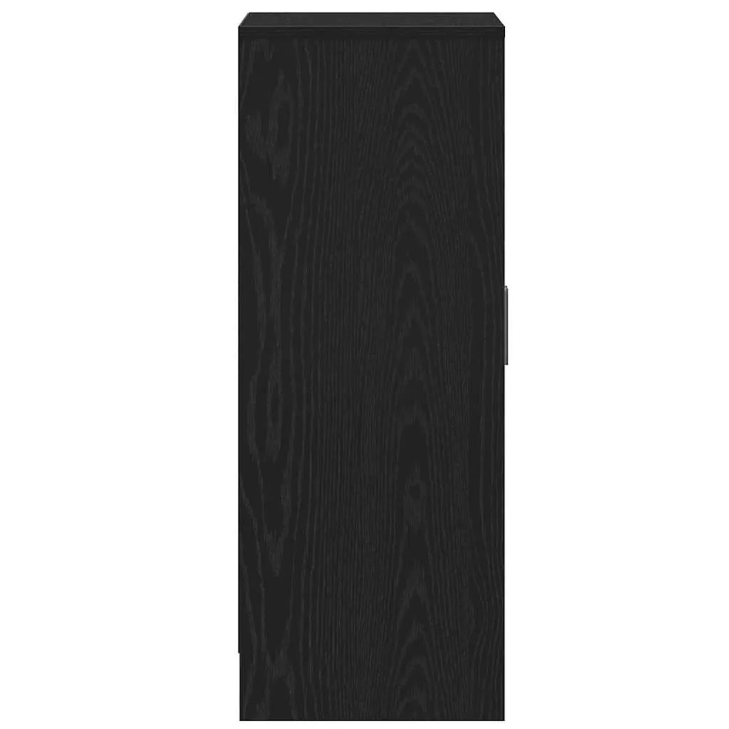 Schuhschrank in Schwarz Eichen-Optik, Holzwerkstoff, 60x35x92 cm. Praktische Schuhkommode für den Flur.