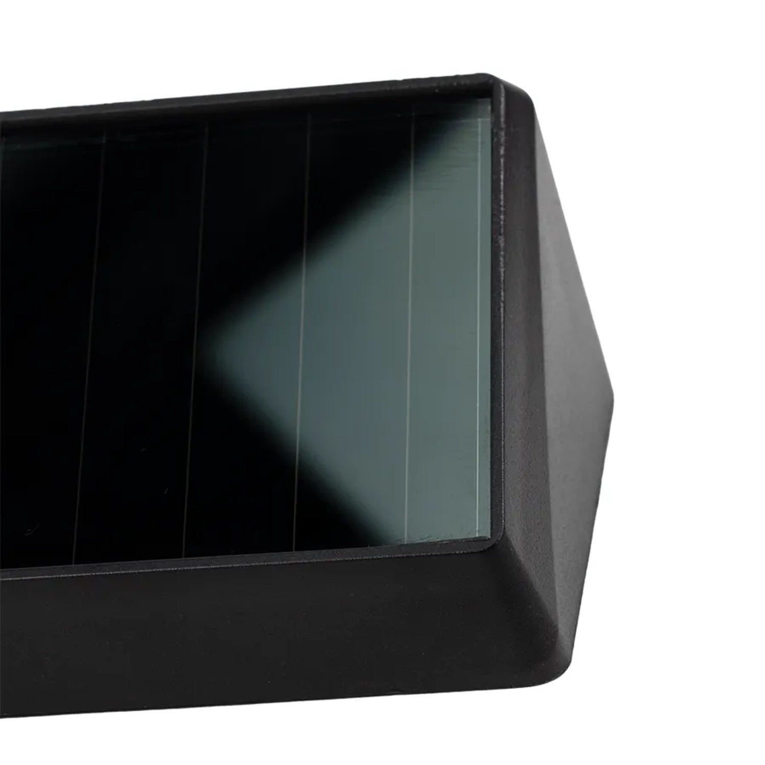 LUXULA Solar Wandleuchte 2-flammig CCT Warm- Kaltweiß 3000-6500K Akku LED Außenleuchte Gartenbeleuchtung IP54 Wetterfest Schwarz_10