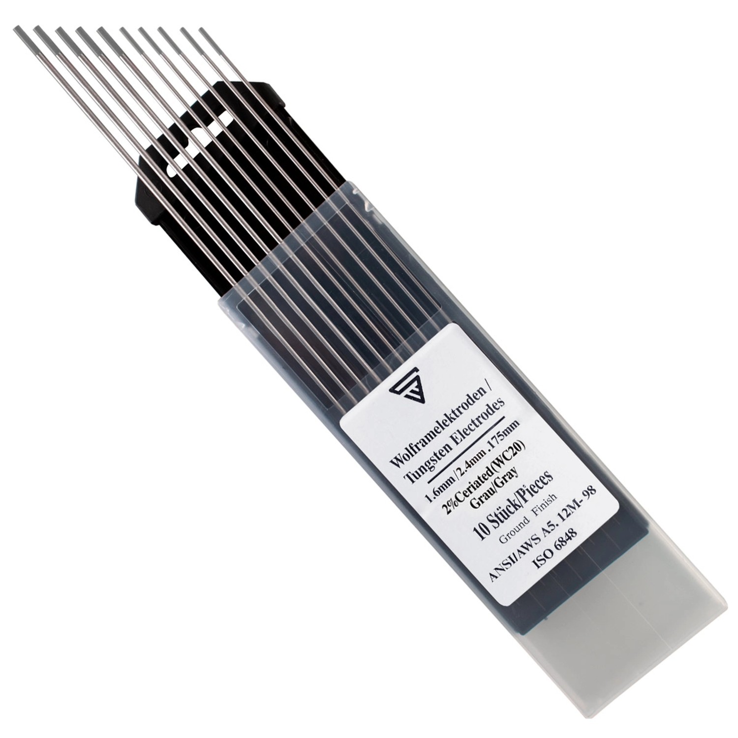Thumbnail - STAHLWERK Wolframelektroden Wc20 Grau Im Set - 5 X 1,6 mm + 5 X 2,4 Mm