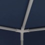 Detailaufnahme des Stahlrahmens vom blauen vidaXL Partyzelt 4x9m. Markise & Sonnenschutz.