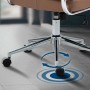 DELUKE Bürostuhl Ergonomisch EVOK Schreibtischstuhl Echtleder Höhenverstellbarer Drehstuhl Computerstuhl 130 Kg Hellbraun_5