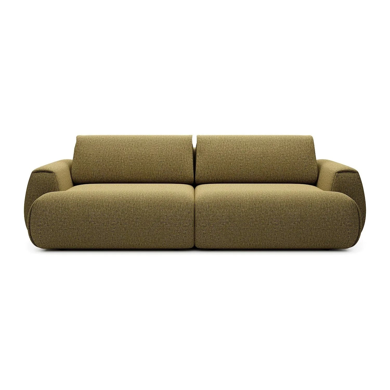 Vente-unique Schlafsofa Monelia Grün 260 cm
