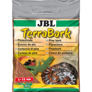 JBL TerraBark Bodensubstrat: Pinienrinde für Wald- und Regenwaldterrarien, 5 Liter.