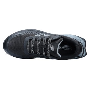 New Balance Cremorne S3L Sicherheitsschuh, schwarz-grau, Gr. 40, Draufsicht.