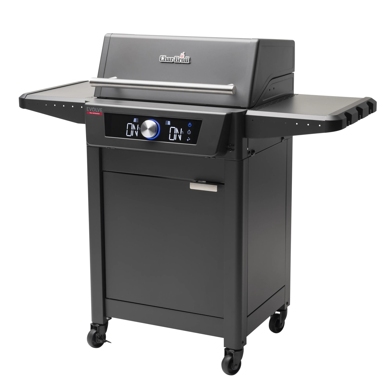 Char-Broil Evolve Elektrogrill mit Dualzone, App-Steuerung und TRU-Infrared Technologie.