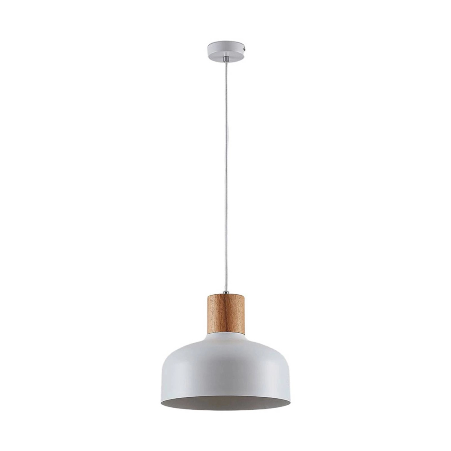 Lindby Pendelleuchte Carlise 9624297 Skandinavisch in Weiß aus Metall 1-fla günstig online kaufen