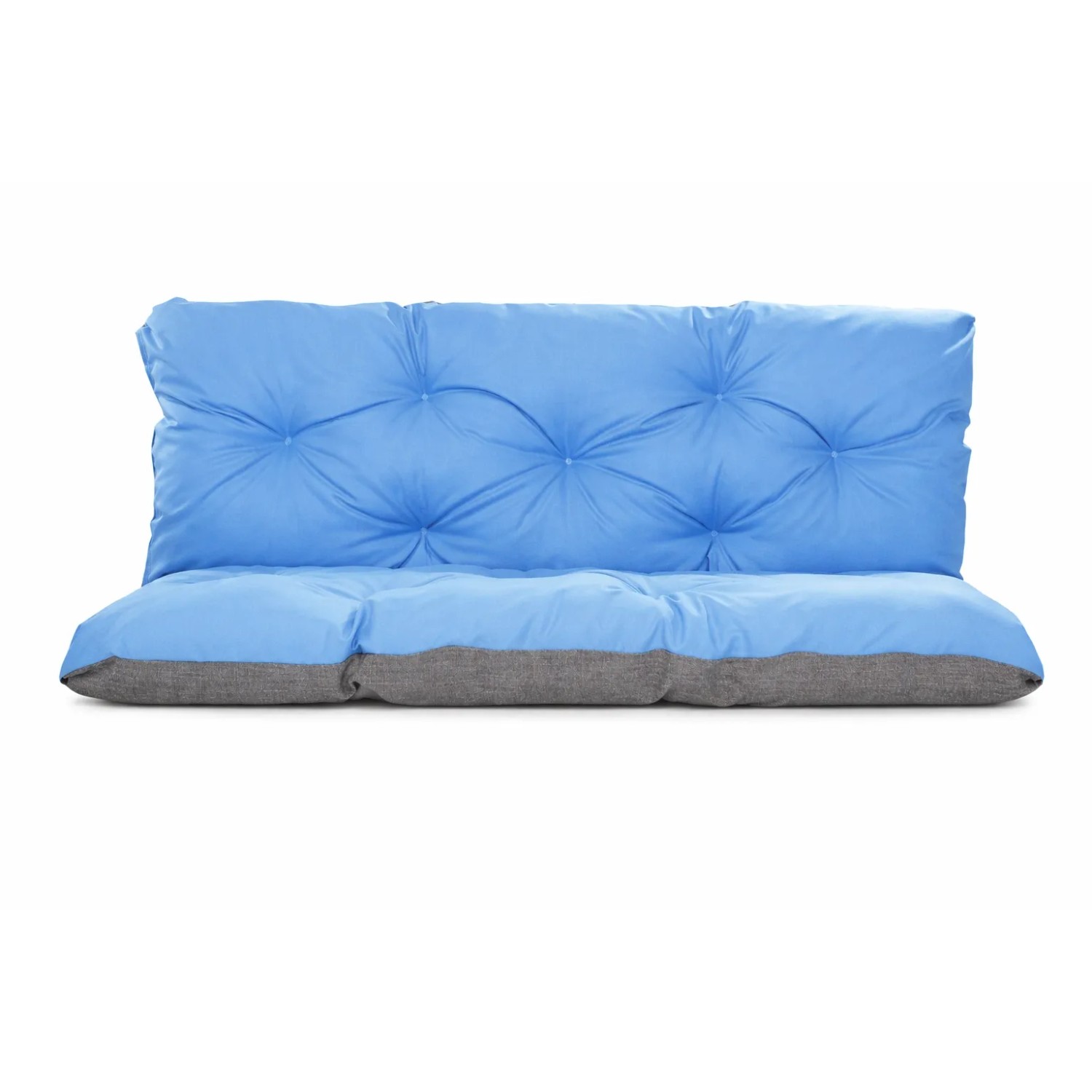 Setgarden Enkel Set Palettenkissen 120x60x50cm Sitzkissen + Rückenkissen 1tlg Blau