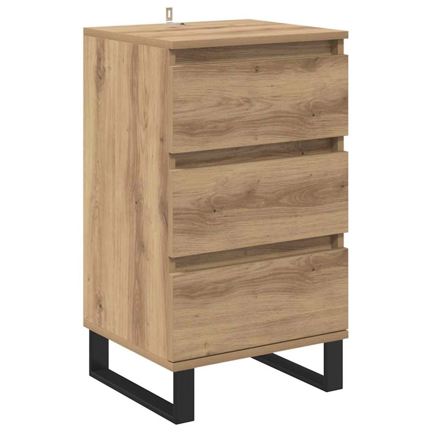 vidaXL Sideboard mit Schubladen Artisan-Eiche Holzwerkstoff 881715