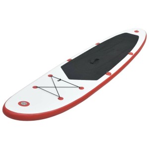 vidaXL Stand Up Paddle Surfboard SUP Aufblasbar Rot und Weiß 92203