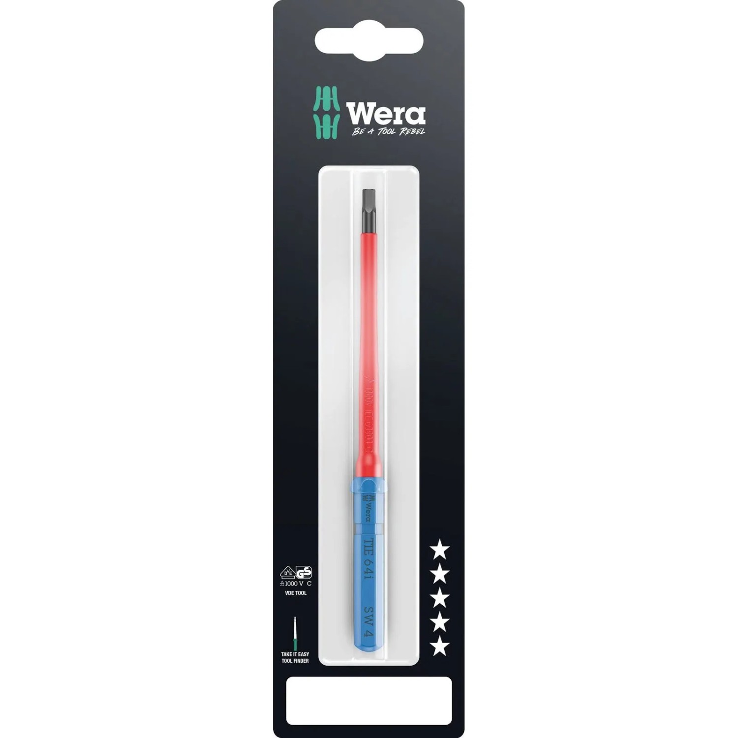Wera Kraftform Kompakt VDE 64 I Take It Easy SB 05006563001
