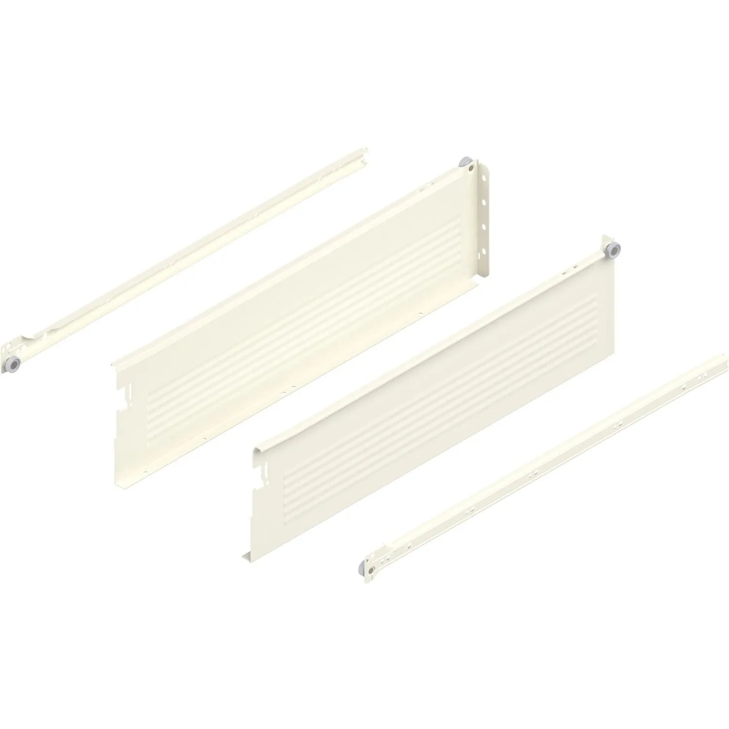 Blum Zarge Metabox H 320 Schraubversion Teilauszug Nennlänge 550 mm Cremeweiß