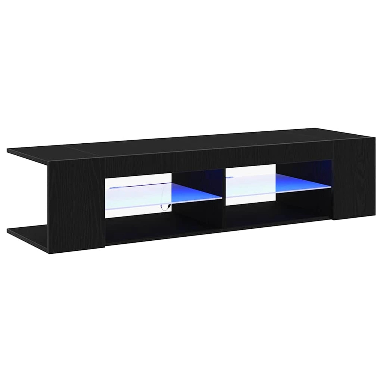 vidaXL TV-Schrank Schwarz 135 x 39 x 30 cm Holzwerkstoff 862561 günstig online kaufen