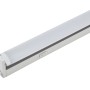 Silberne LED Unterbauleuchte (8W) mit Schalter und Kabel für Küche & Werkstatt.