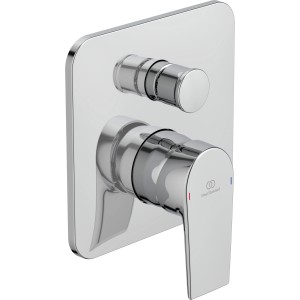 Ideal Standard Tesi Unterputz Badearmatur in Chrom, Wannenarmatur mit Hebel und Temperaturregler.