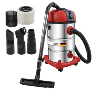 STAHLMANN VAC3300 Industriestaubsauger mit Zubehör, 30L Tank, 3300W Leistung.