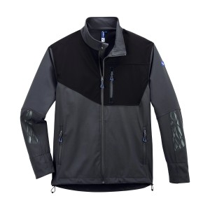 Scheibler Workwear Softshelljacke Expansible in Titan, Größe S. Arbeitsjacke mit Brusttasche und Reißverschluss.