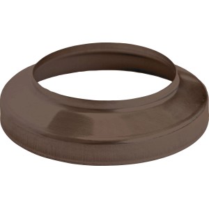 Standrohrkappe NW 80, braun (RAL 8028) für Metall-Dachrinnen.