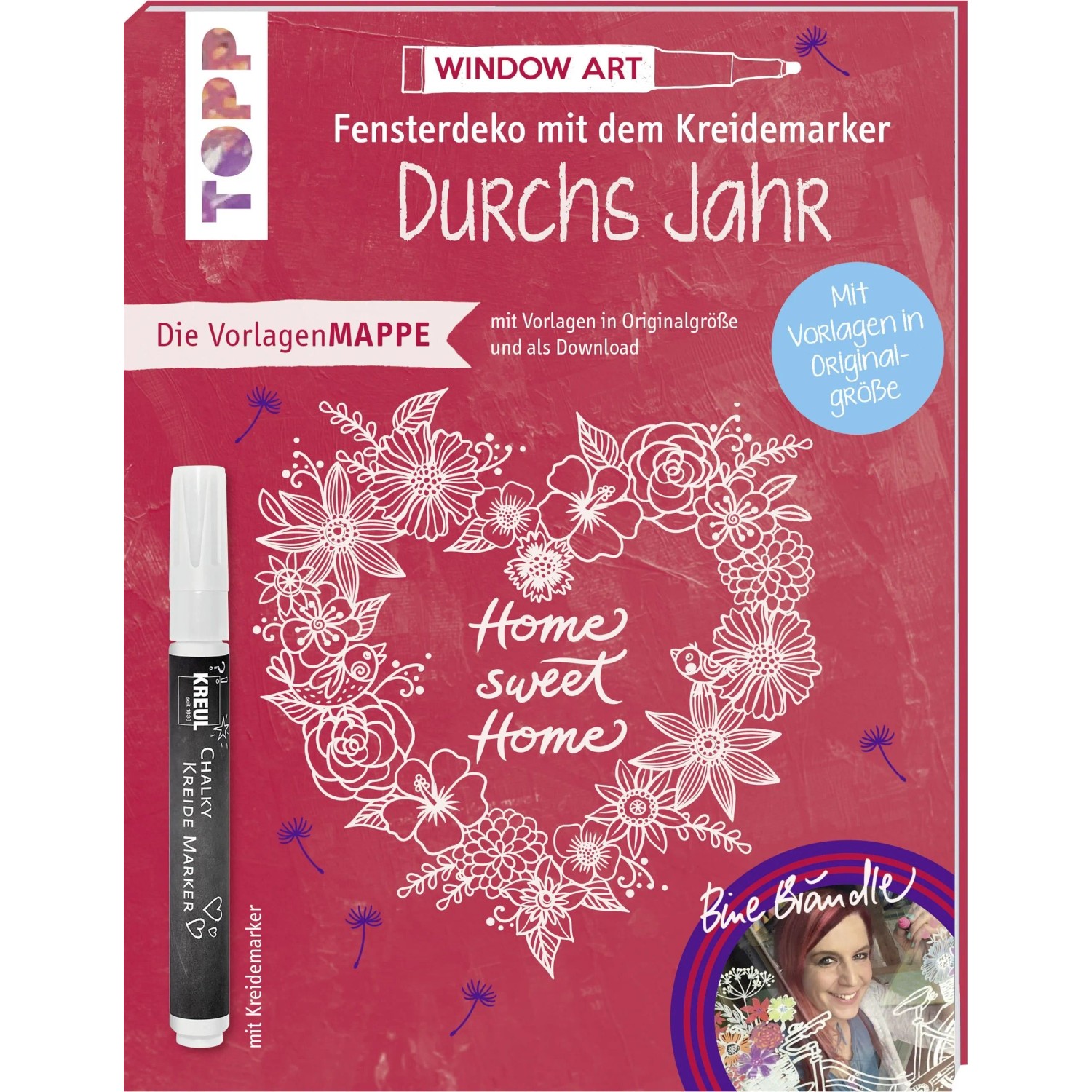 Fensterdeko durchs Jahr mit dem Kreidemarker. Inkl. Original Kreidemarker v günstig online kaufen