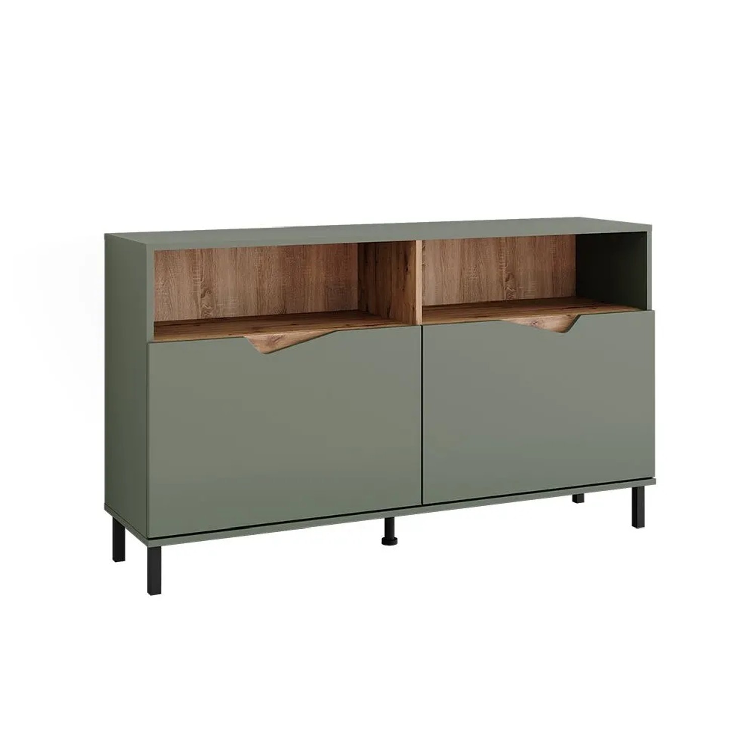 Vicco Kommode Marelle Grün Artisan 140 x 81 mit 2 Türen Art Nr 57856