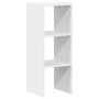 vidaXL Bücherregal Stapelbar Weiß 30x30x80 cm Holzwerkstoff 858803