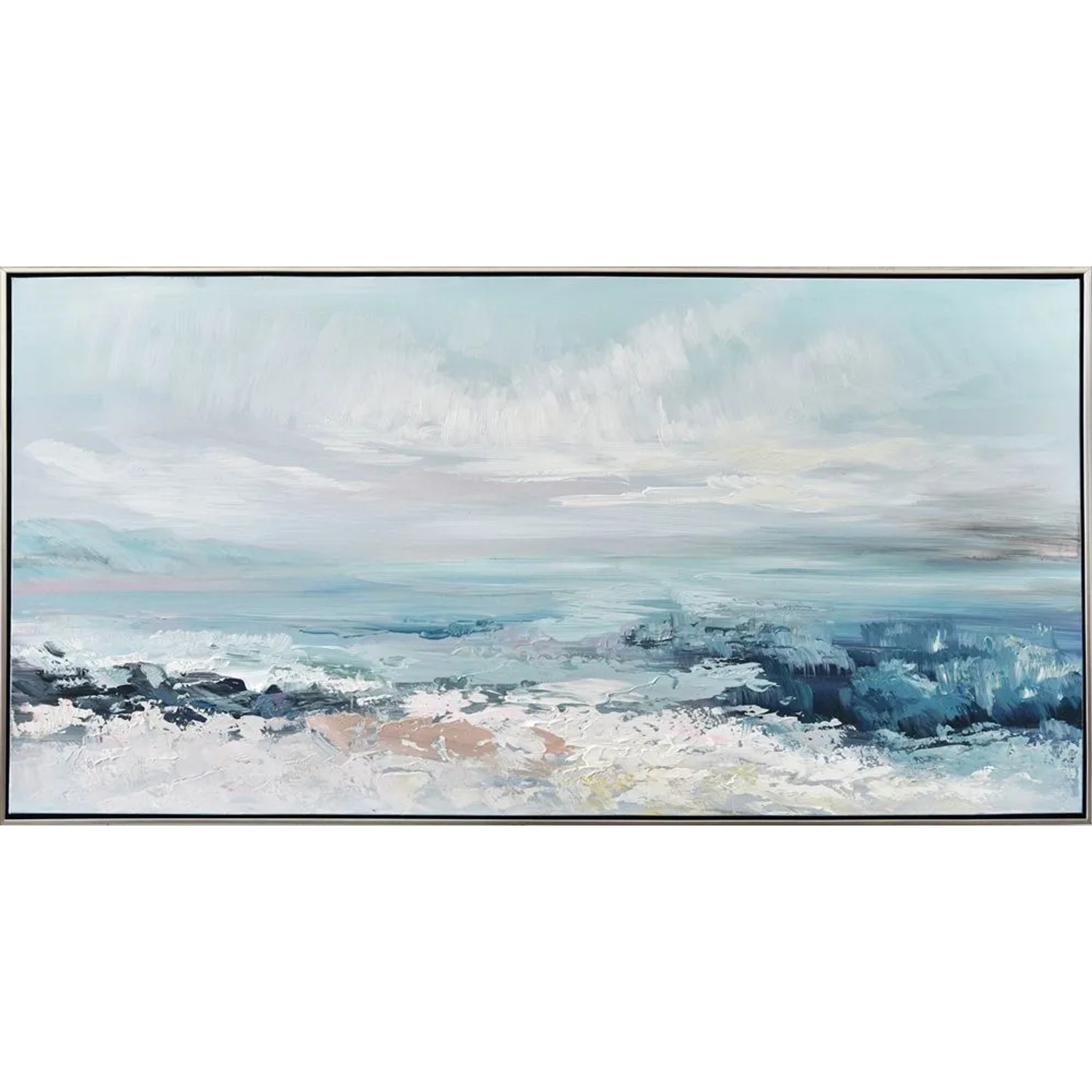Art Universe Leinwandbild Blick auf's Meer 72 x 142 cm