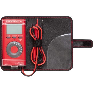 Benning Pocket-Multimeter MM P3 im Etui mit Messleitungen.