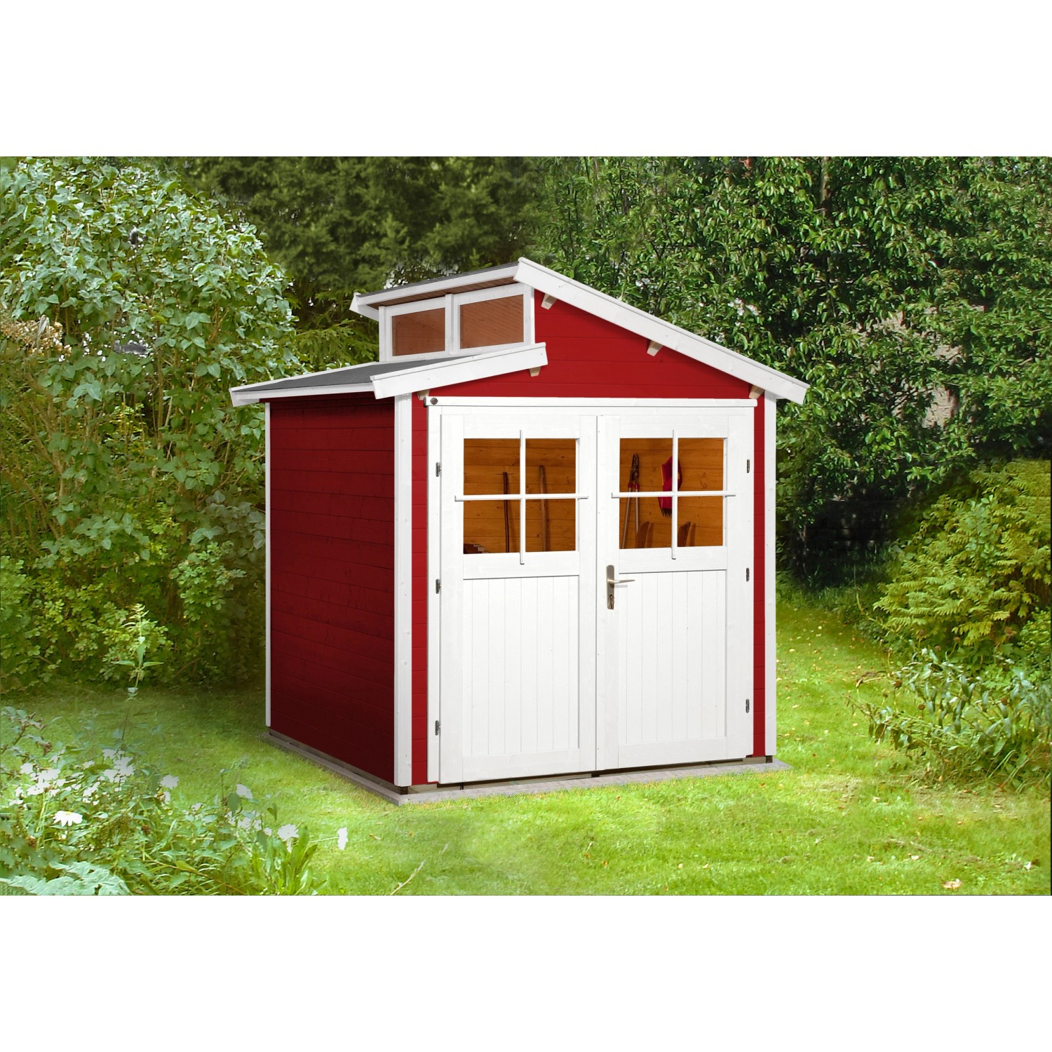 Weka Holz-Gartenhaus 226 Gr. 1 Schwedenrot 4,29 m² günstig online kaufen