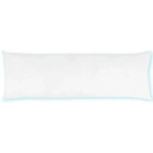 Langes, weißes Arsvita Kissen 40x140 cm mit Polyester Premiumfüllung für Sitzkissen & Gartenstuhlauflagen.