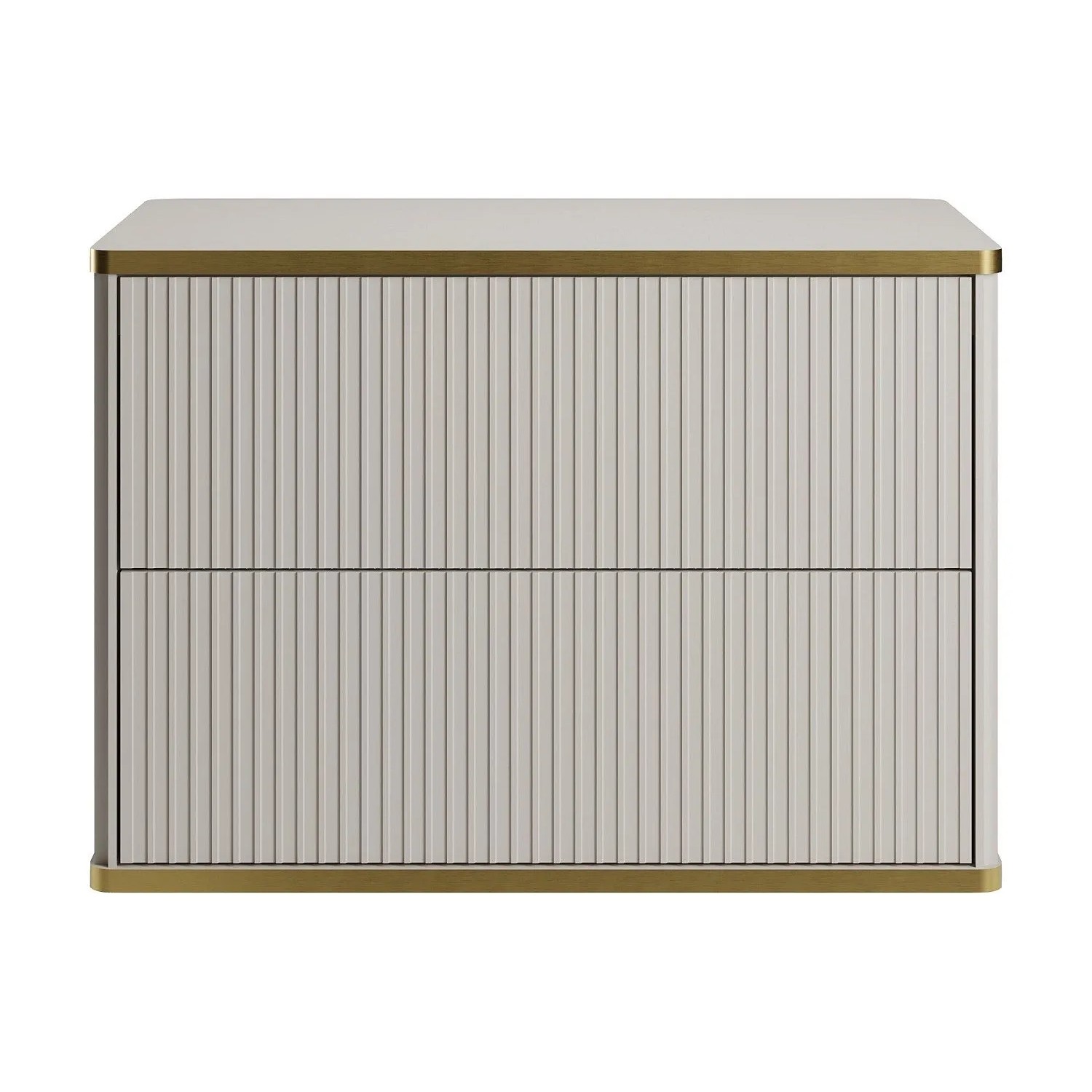 Vente-unique Waschbeckenunterschrank Keliza Beige 80 cm