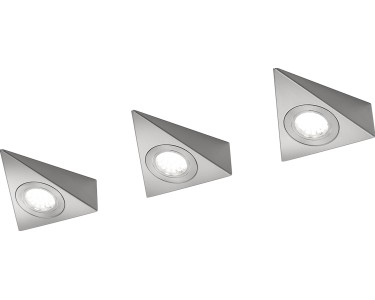 Trio LED-Unterbauleuchten 3er-Set Nickel matt kaufen bei OBI