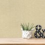 Beige-gelbe Vliestapete mit matter Struktur. Dekorative Tapete für ein gemütliches Zuhause.