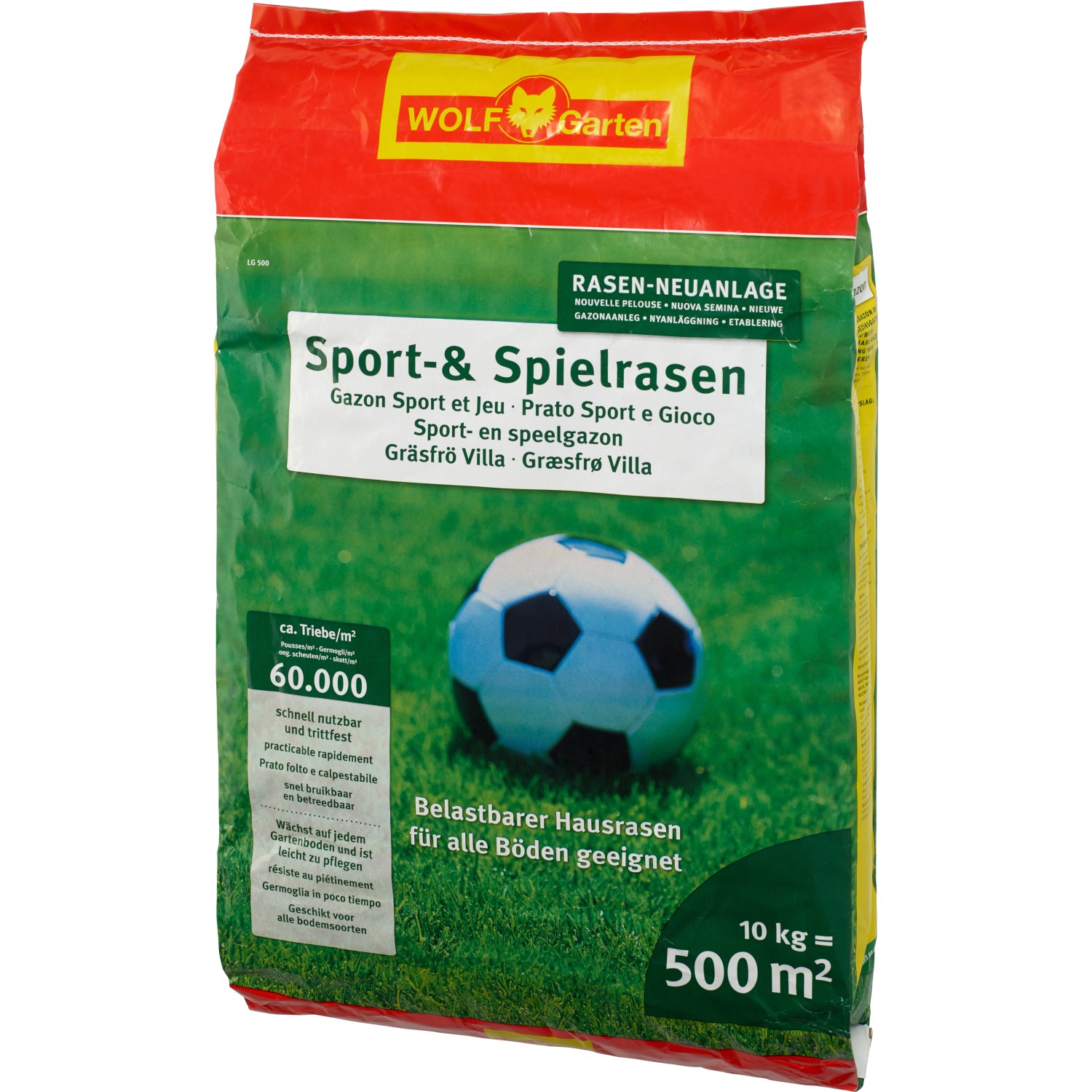Wolf-Garten Sport- und Spielrasen LG 500 10 kg