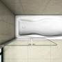 Duschparadies Badewannenaufsatz Badewannenfaltwand 90x140cm Duschabtrennung Duschwand 6mm Nano Glas Dusche_7