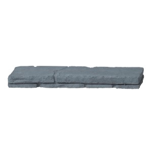 Ziermauer Abdeckplatte Madoc in Schiefergrau, 47x13x4,5 cm für Mauersysteme.