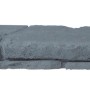 Ziermauer Abdeckplatte Madoc in Schiefergrau, 47x13x4,5 cm für Mauersysteme.